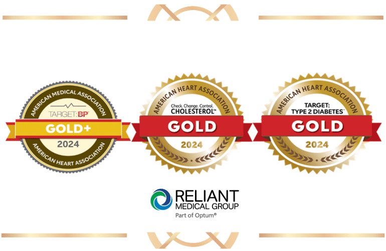 Reliant wins three distinguished awards for clinical care.