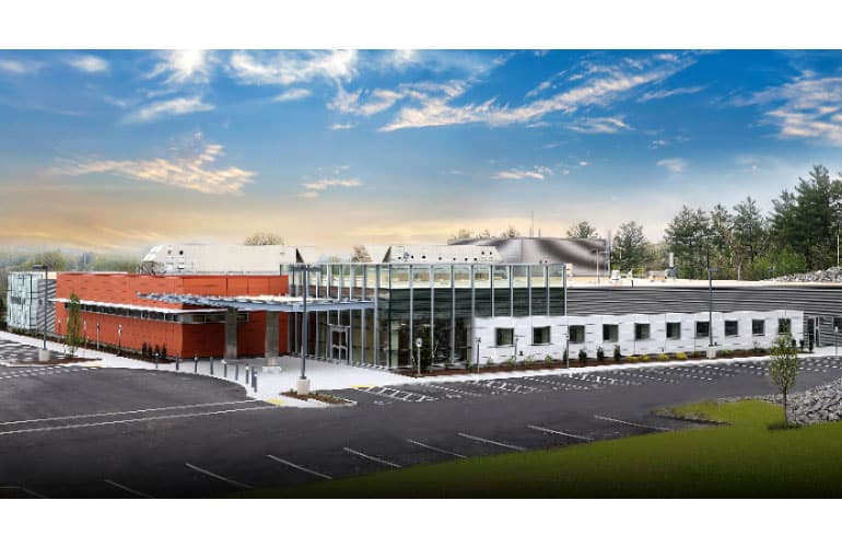 Rendering of a large multilevel surgery center building