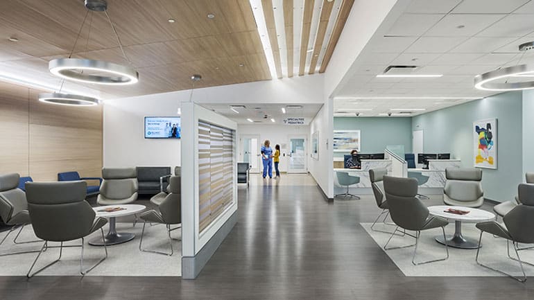 Waiting room in Milford