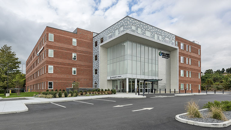 Exterior view of building on Neponset Street