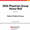 Reliant Medical Group Caregivers Recognized for Excellence